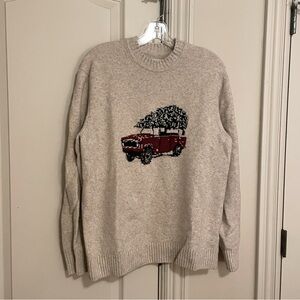 Abercrombie and & Fitch Men’s Christmas Truck Soft A&F Sweater